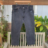 Vintage Black 501 Levi’s Jeans 36” 37” #2739