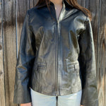 Vintage Leather Jacket SZ SMALL #47