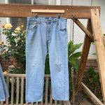 Vintage Lightwash 501 Levi’s Jeans 34” 35” #2696