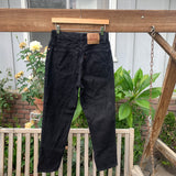 Black Vintage 1990’s 550 Levi’s Jeans 29” 30” #2661