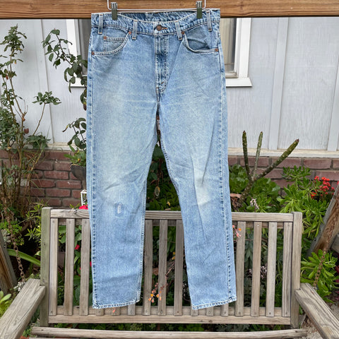 Vintage 1990’s 505 Orange Tab Levi’s Jeans 32” 33” #3053