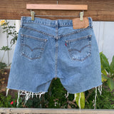 Early Y2K 501 Levi’s Cutoff Shorts 33” 34” #2800