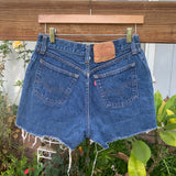 Vintage 1980’s 26501 Levi’s Cutoff Shorts 27” 28” #2795