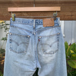 Vintage 1990’s Distressed 501 Levi’s Jeans 26” 27” #2792