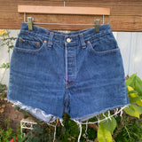 Vintage 1980’s 26501 Levi’s Cutoff Shorts 27” 28” #2795