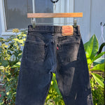 Vintage Black 501 Levi’s Jeans 26” 27” #2417