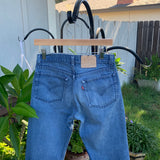 Vintage 1990’s Navy Blue Levi’s Jeans 28” 29” #2481