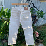 Early Y2K Beige 501 Levi’s Jeans 29” 30” #2561