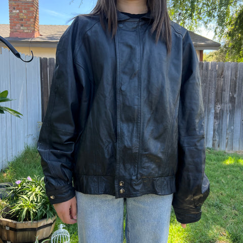 Wilson’s Leather Bomber Jacket SZ M #16