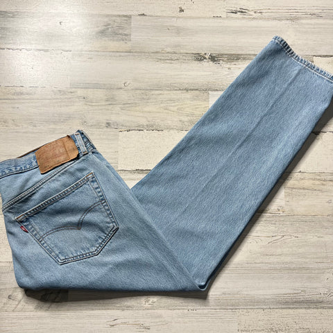 Vintage Lightwash 501 Levi’s Jeans 35” 36” #2219