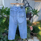 Early Y2K Wideleg SilverTab Jeans 30” 31” #2583