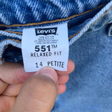 Shorts Vintage 1990’s 551 Levi’s Hemmed Shorts 31” 32” #2628