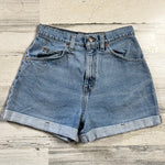 Vintage 1990’s 954 Levi’s Hemmed Shorts 25” 26” #2308