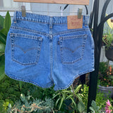 Vintage 1990’s Exposed Button Fly Levi’s Shorts 26” 27” #2644
