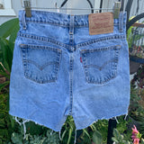 Vintage 1990’s 521 Levi’s Cutoff Shorts 27” 28” #2645