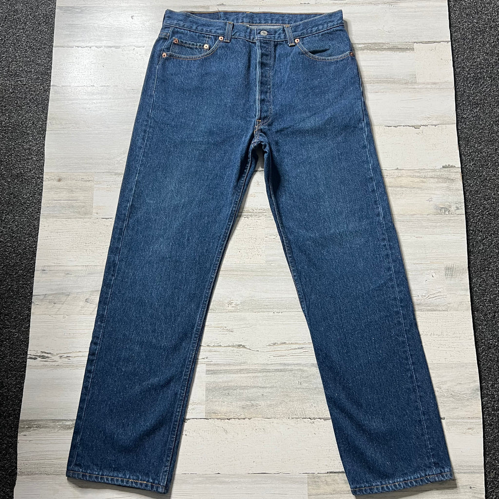 Vintage 1990's 501xx Levi's Jeans 32” 33” #2218 – AllVintageDenim Vintage 1990's 501xx Levi's Jeans 32” 33” #2218 – AllVintageDenim