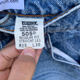 Vintage 1990’s 505 Levi’s Jeans 26” 27” #2582