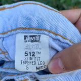 Vintage 1990’s 512 Levi’s Jeans 22” 23” #2589