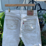 Early Y2K Beige 501 Levi’s Jeans 29” 30” #2561