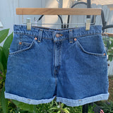 Vintage Orange Tab 37954 Levi’s Hemmed Shorts 29” 30” #2630