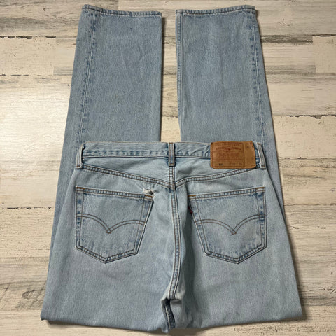 Vintage 1990’s Lightwash 501 Levi’s Jeans 30” 31” #2247