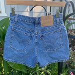 Vintage 1990’s 912 Levi’s Hemmed Shorts 24” 25” #2632