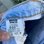 Vintage 1990’s 550 Levi’s Jeans 24” 25” #2555