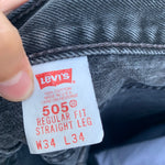 Vintage 1990’s 505 Levi’s Jeans 33” 34” #2533