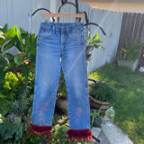 1990’s DIY’D Rustler Jeans 26” 27” #2491