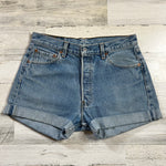 Vintage 1990’s 501 Levi’s Hemmed Shorts 28” 29” #2309