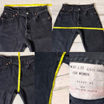 Vintage Black 501 Levi’s Jeans 28” 29” #1870