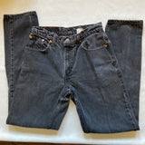 Vintage 90’s Black 550 Levis Jeans “27 “28