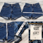 Vintage 1990’s 555 Levi’s Hemmed Shorts “23 “24 #1319