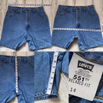 Vintage 1990’s 550 Levi’s Hemmed Shorts “31 “32 #947