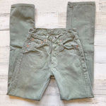 Vintage 1990’s Sage Green 501 Levi’s Jeans “22