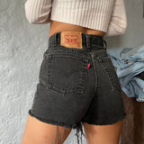 Vintage 90’s Black 512 Cutoff Shorts “23 “24