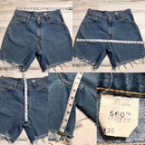 Vintage 1990’s 560 Levi’s Cutoff Shorts “28 “29 #1346
