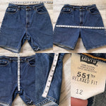 Vintage 1990’s 551 Levi’s Hemmed Shorts “28 “29 #1225