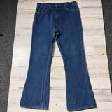 Vintage 1970’s 646 Levi’s Jeans 33” 34” #2028