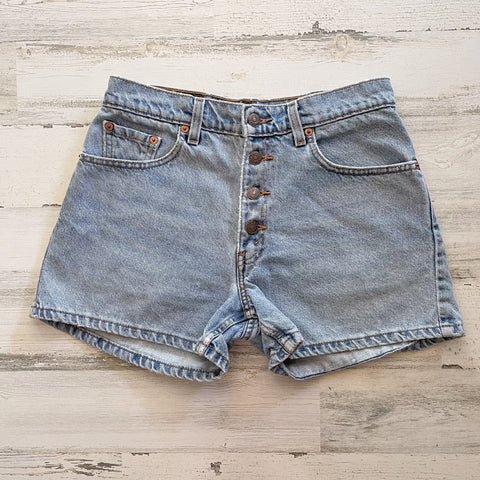 Vintage 90’s Exposed Button Fly Levi’s Shorts “28 “29 #696