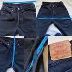 Black Vintage 90’s 501 Levi’s Jeans “23