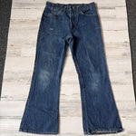 Vintage 1970’s 646 Bellbottom Jeans 30” 31” #1958