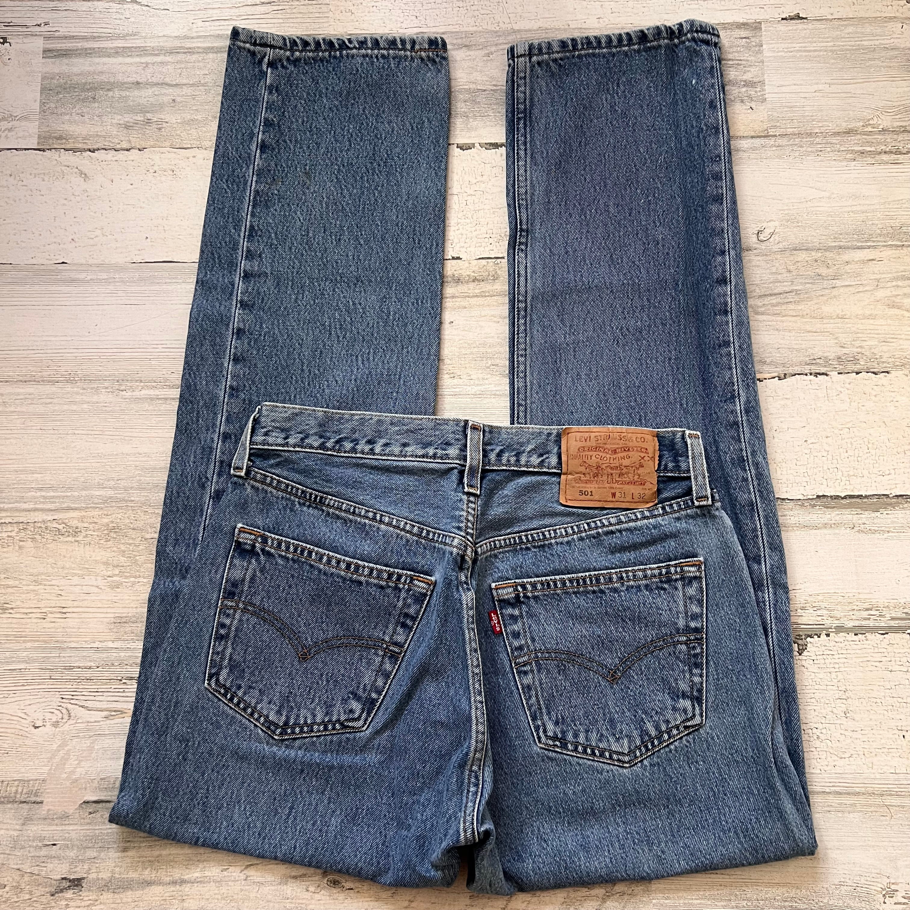 未使用品　Levi's 501 Original W31 L32 Levi's 501 Vintage W31 L32 Actual Size Measured/size Actual