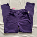 Vintage 90’s Deadstock Purple Lee Jeans “27 “28