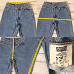 Vintage 1990’s 512 Levi’s Straight Jeans 24” 25” #1894
