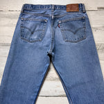 Vintage 1990’s 501 Levi’s Jeans 31” 32” #1596