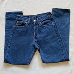 Vintage 90’s Medium Wash Levi’s 501 Jeans “27 “26