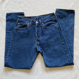 Vintage 90’s Medium Wash Levi’s 501 Jeans “27 “26