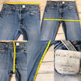 Vintage 501 Levi’s Jeans 34” 35” #1680