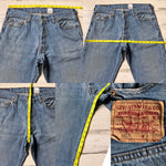 Early Y2K 501 Levi’s Jeans 33” 34” #2183